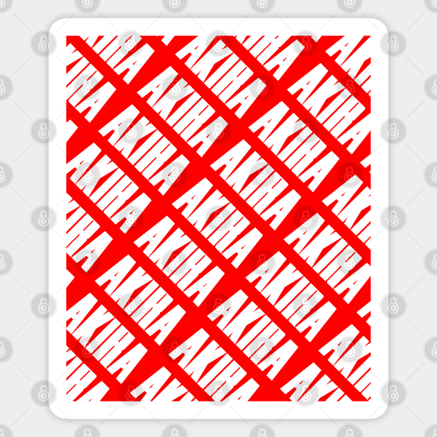 akira pattern red Magnet by paisdelasmaquinas